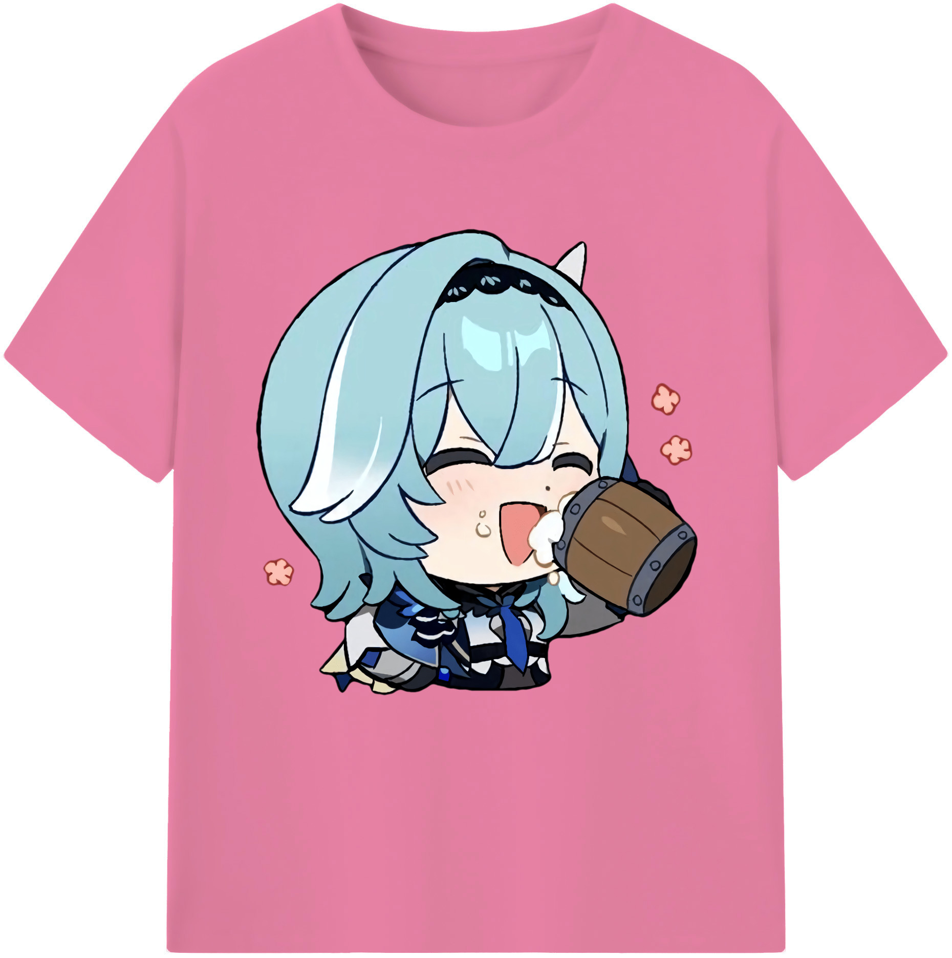 げんし神 优菈 ゆうら genshin Yūra 綿100％半袖Tシャツ（フロントプリント）